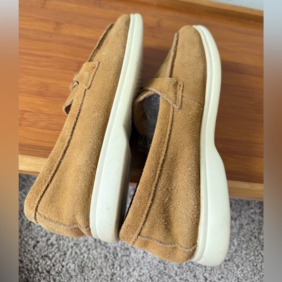 Loro Piana Loafers Summer Charm Walk Suede Sz 35 Made in Italy Comfort Luxury main image 4
